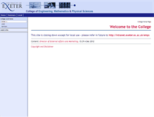 Tablet Screenshot of empslocal.ex.ac.uk